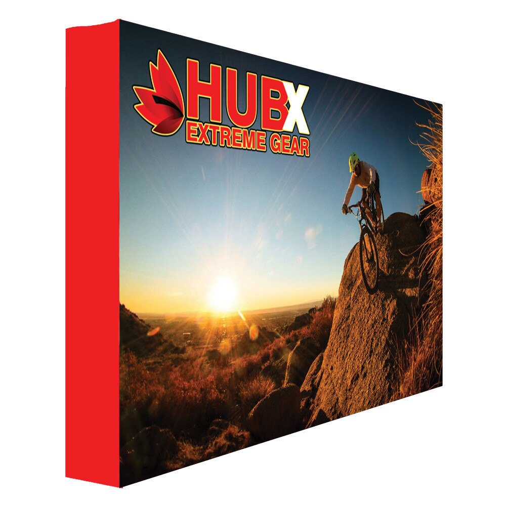 7.5 x 5 ft. RPL Fabric Pop Up Display Straight With Endcaps (Graphic Package) — Graphic Package / No Endcaps